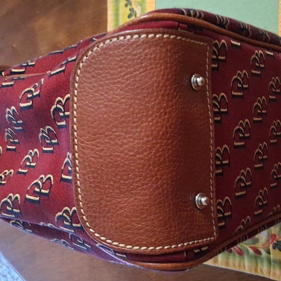 Dooney & Bourke Maroon Satchel - Picture 8 of 16